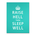 Trademark Fine Art Megan Romo 'Raise Hell VII' Canvas Art, 14x19 MR0142-C1419GG